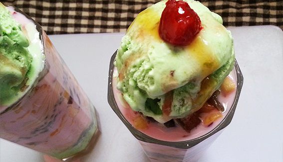 水果焦糖冰淇淋细面杯 company_brand_suffix